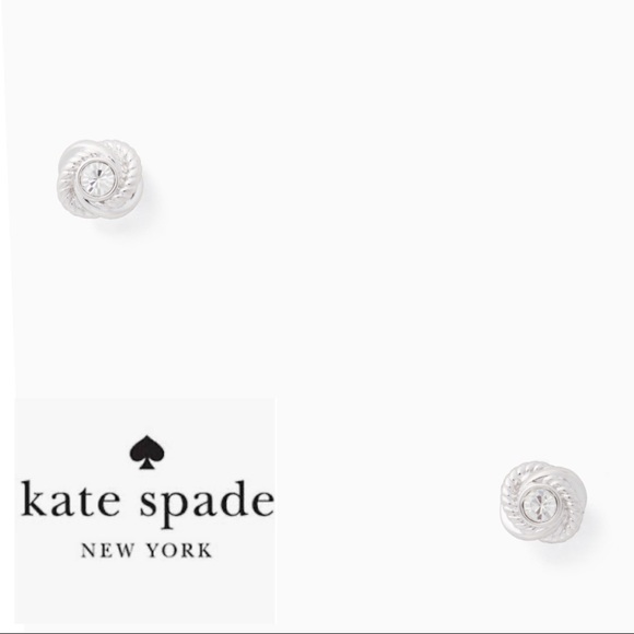 kate spade Jewelry - KATE SPADE Infinity & Beyond Knot Studs